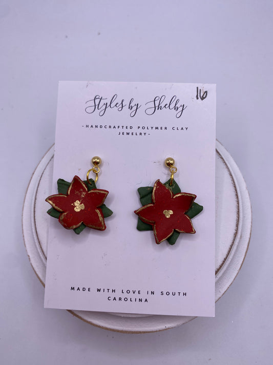 Small Poinsettia Dangle